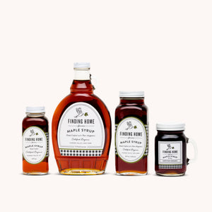 100% Pure Organic Maple Syrup - Glass Bottles
